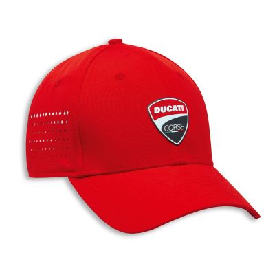 CASQUETTE DUCATI "DC STRETCH" ROUGE