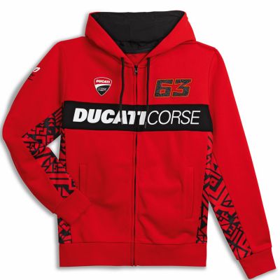 SWEAT ZIPPE DUCATI "DUAL PECCO BAGNAIA 63" 2023