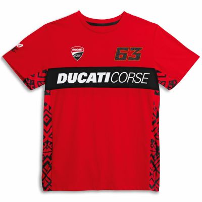 T-SHIRT DUCATI "DUAL PECCO BAGNAIA 63" 2023