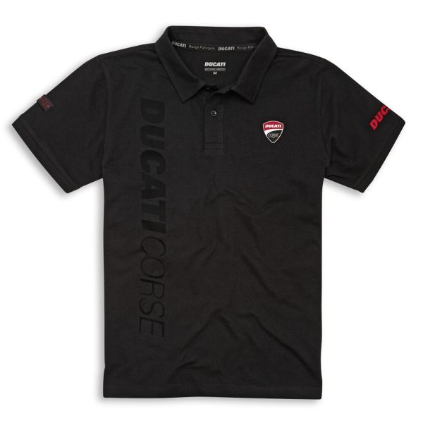 POLO DC TRACK NOIR HOMME DUCATI